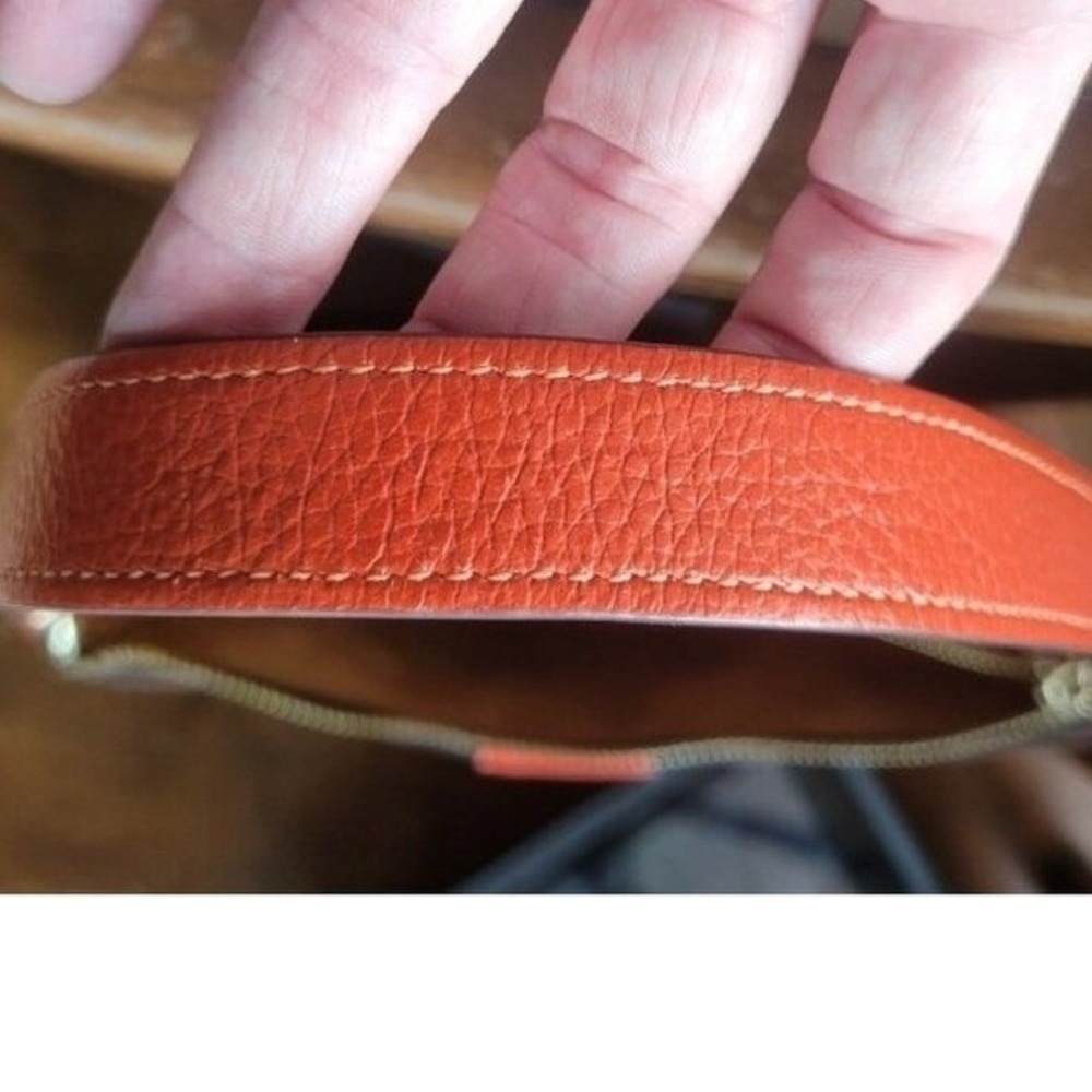 Coach Lonnie In Signature Jacquard Women's Brown Orange Monogram C8306 - Picture 8 of 14